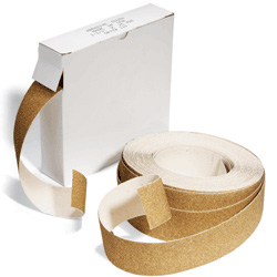 Mercer Industries Waterproof Cloth Plumbers' Roll - 1-1/2 X 25 Yards 120 Grit Aluminum Oxide